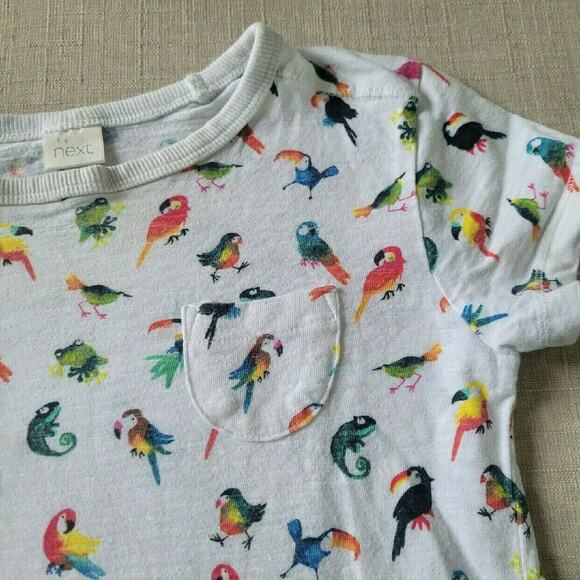 Next Parrot Print Pocket Dress - Picture 3 of 9